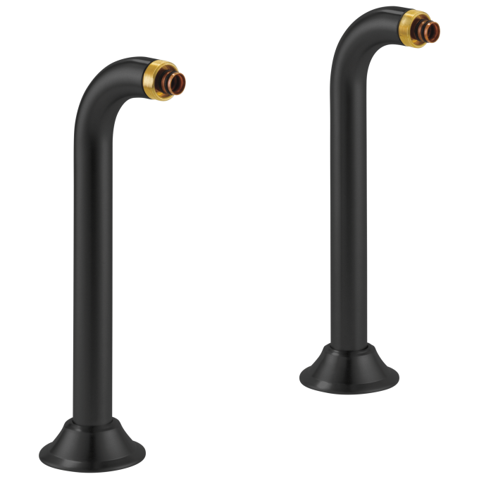 BRIZO Other Deck Mount Tub Filler Risers — Matte Black