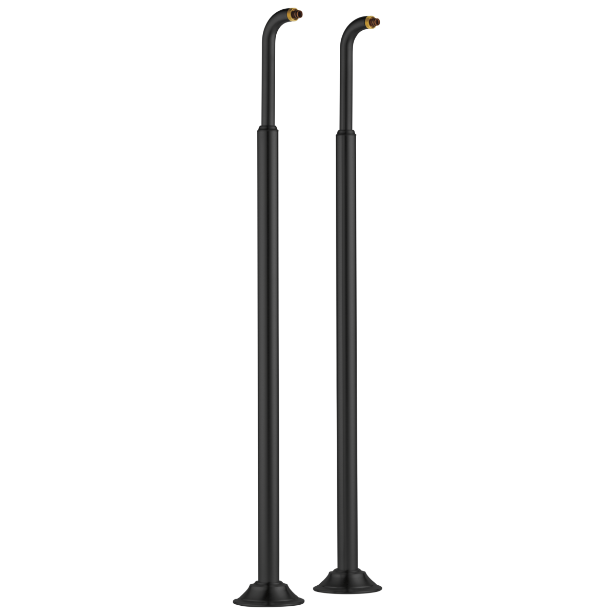 BRIZO Other Floor Mount Tub Filler Risers — Matte Black