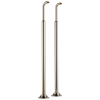 BRIZO Traditional Floor Mount Tub Filler Risers — Polished Nickel