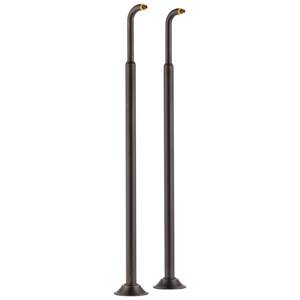 BRIZO Traditional Floor Mount Tub Filler Risers — Venetian Bronze