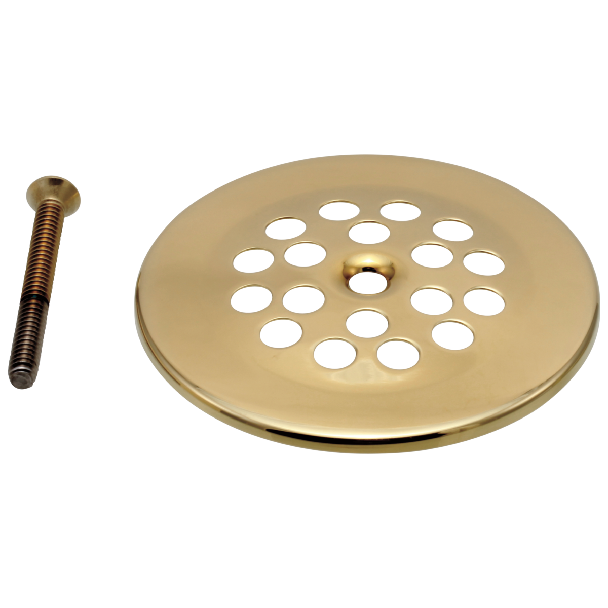 DELTA Other Dome Strainer w/ Screw — Polished Brass