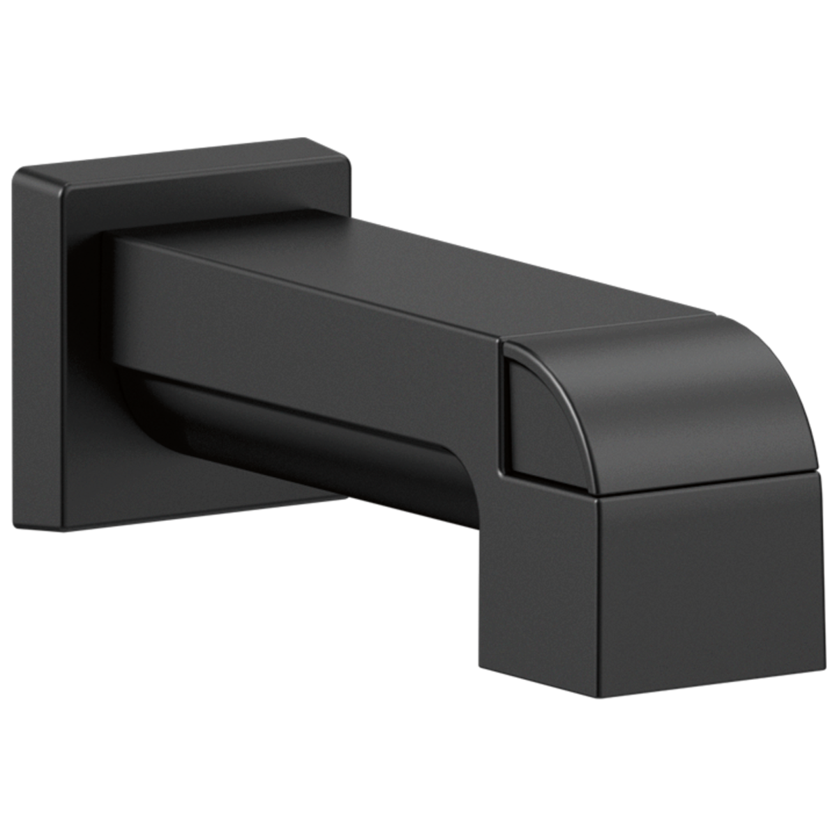 DELTA Ara Tub Spout - Pull-Up Diverter — Matte Black