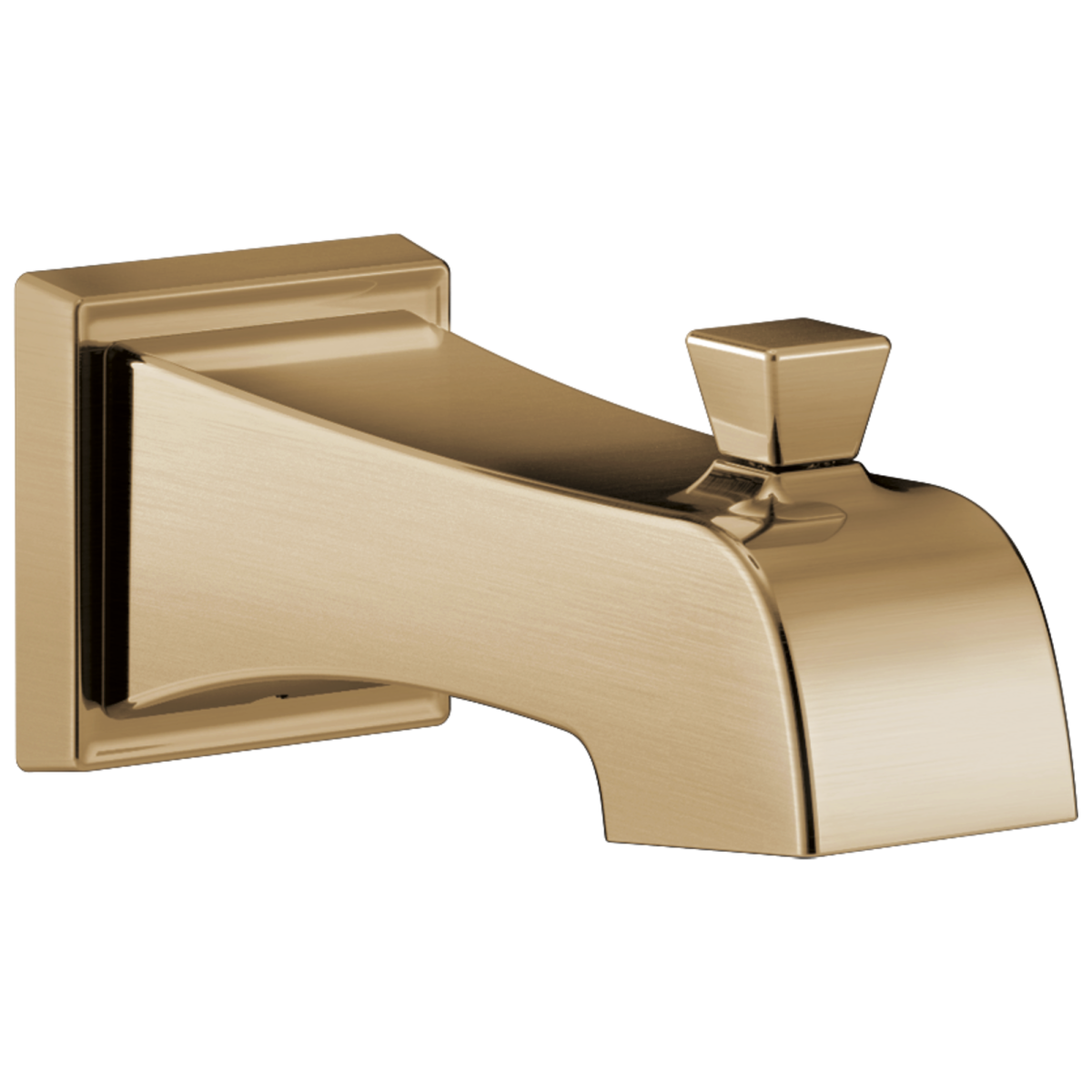 DELTA Ashlyn Tub Spout - Pull-Up Diverter — Champagne Bronze