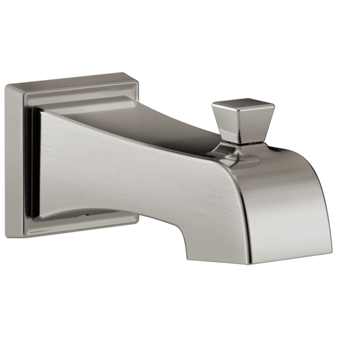 DELTA Flynn Tub Spout - Pull-Up Diverter — Stainless