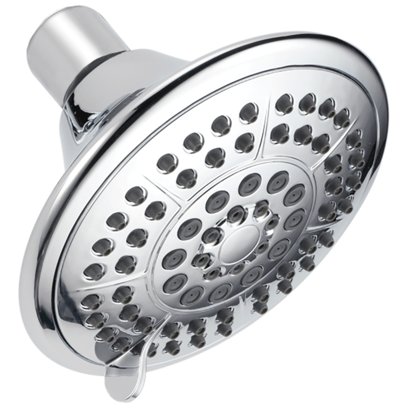DELTA Universal Showering Components 5-Setting Raincan Shower Head — Chrome