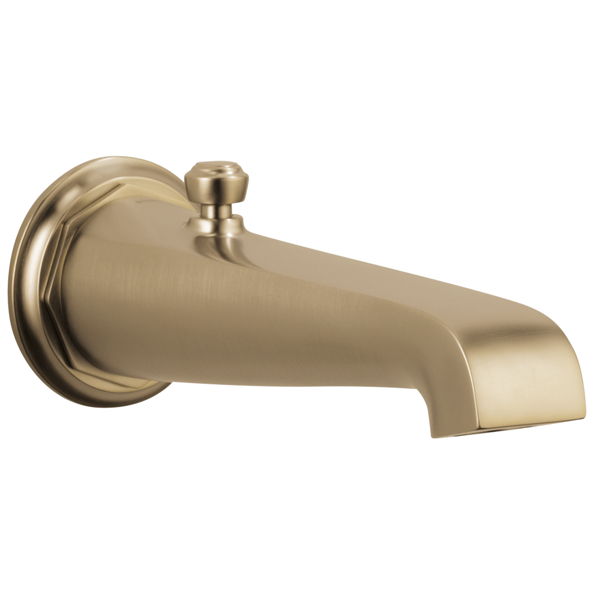 BRIZO Rook Diverter Tub Spout — Luxe Gold