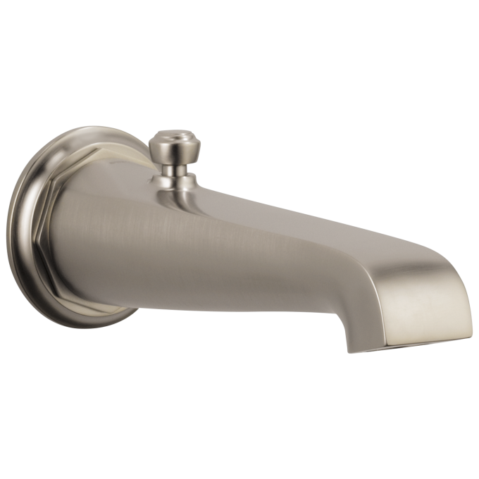 BRIZO Rook Tub Spout - Pull-up Diverter — Luxe Nickel