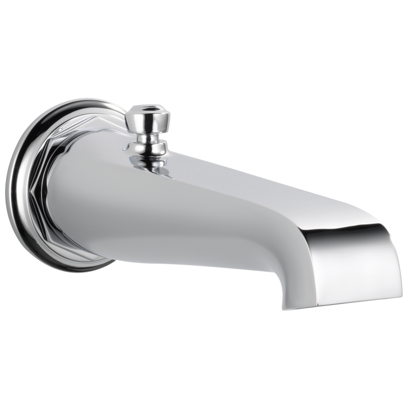 BRIZO Rook Tub Spout - Pull-up Diverter — Chrome