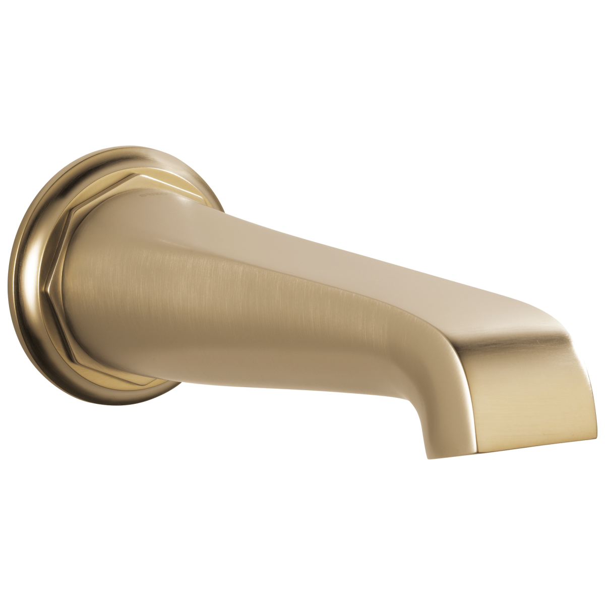 BRIZO Rook Non-diverter Tub Spout — Luxe Gold