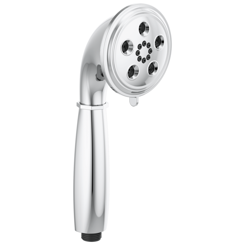 BRIZO Essential Shower Classic Round H2Okinetic Multi-Function Handshower — Chrome