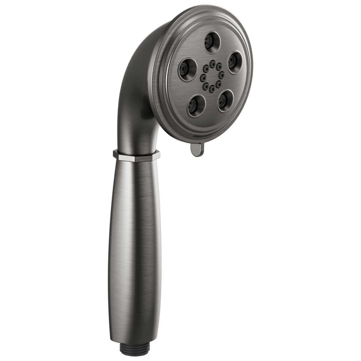 BRIZO Essential Shower Classic Round H2Okinetic Multi-Function Handshower — Luxe Steel