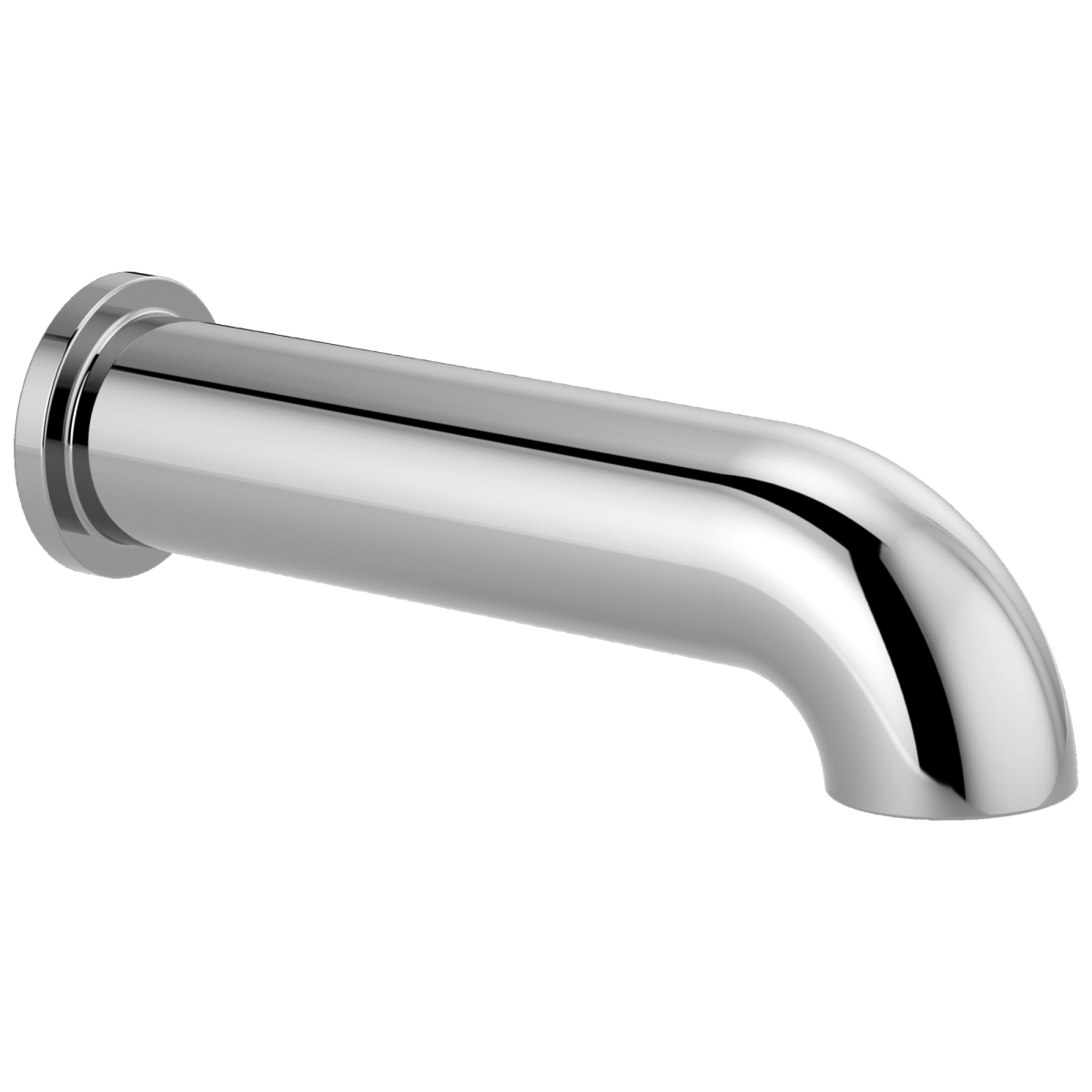 BRIZO Essential Shower Linear Round Non-Diverter Tub Spout — Chrome