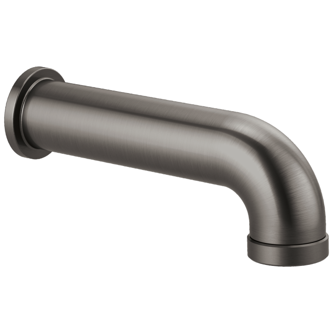 BRIZO Essential Shower Linear Round Diverter Tub Spout — Luxe Steel