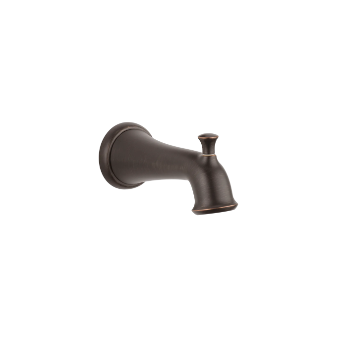 DELTA Linden Tub Spout - Pull-Up Diverter — Venetian Bronze