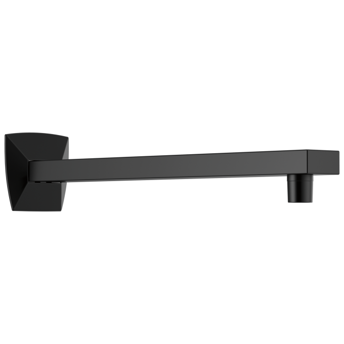 BRIZO Vettis 13" Shower Arm And Flange — Matte Black