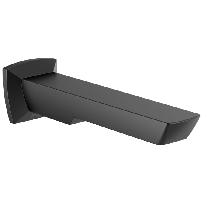 BRIZO Vettis Non-Diverter Tub Spout — Matte Black