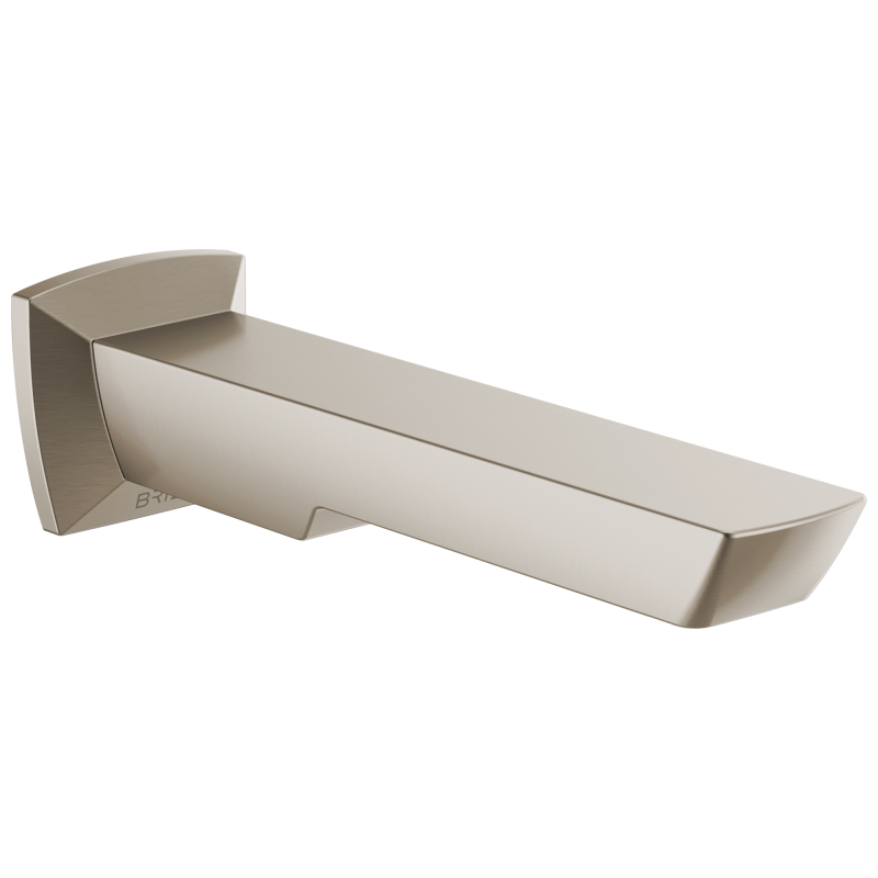 BRIZO Vettis Non-Diverter Tub Spout — Luxe Nickel