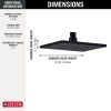 DELTA Vero Shower Head — Matte Black