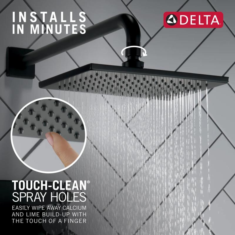 DELTA Vero Shower Head — Matte Black