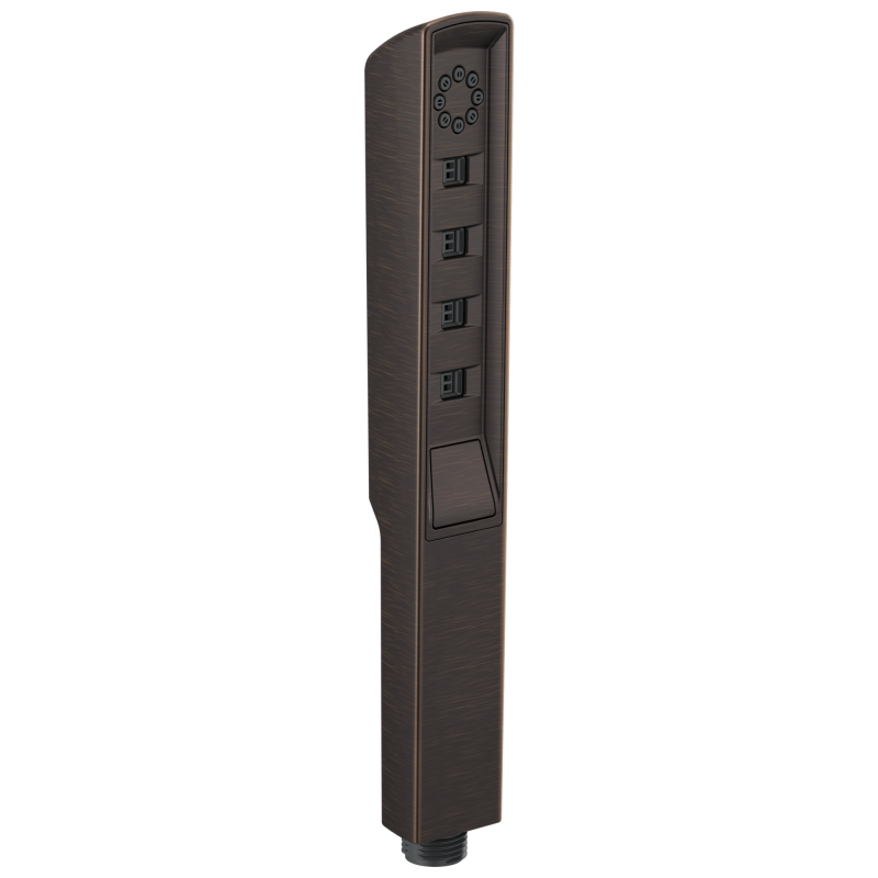 BRIZO Essential Shower Linear Square H2Okinetic Multi-Function Handshower — Venetian Bronze