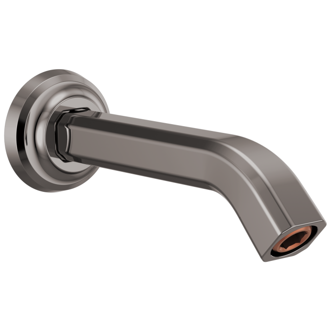 BRIZO Levoir 7 1/2" Shower Arm And Flange — Brilliance Black Onyx