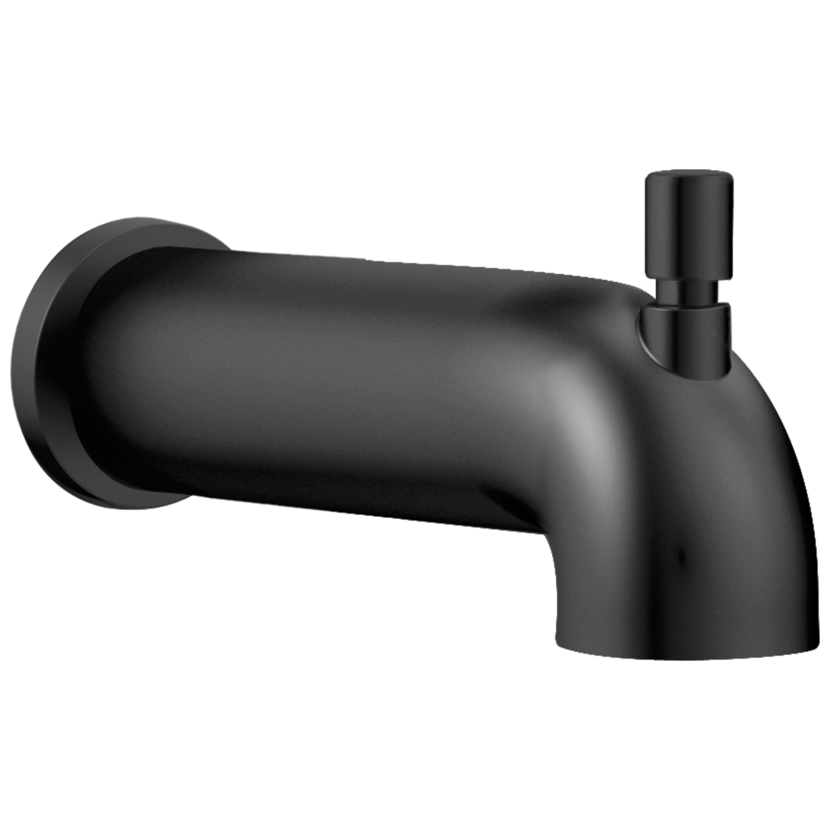 DELTA Other Push-Diverter Tub Spout — Matte Black