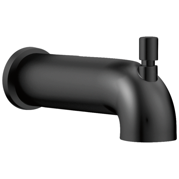 DELTA Other Push-Diverter Tub Spout — Matte Black