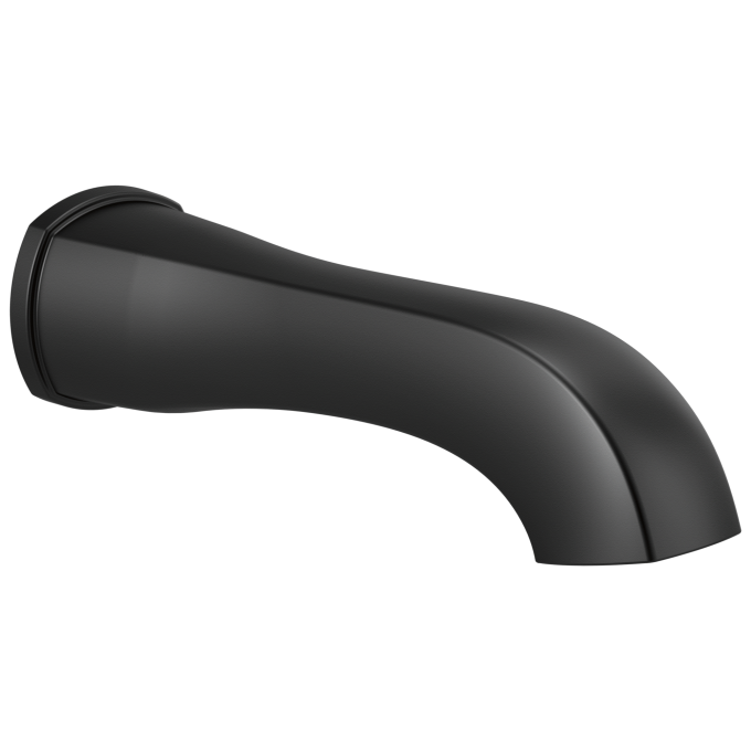 DELTA Stryke Non-Diverter Tub Spout — Matte Black