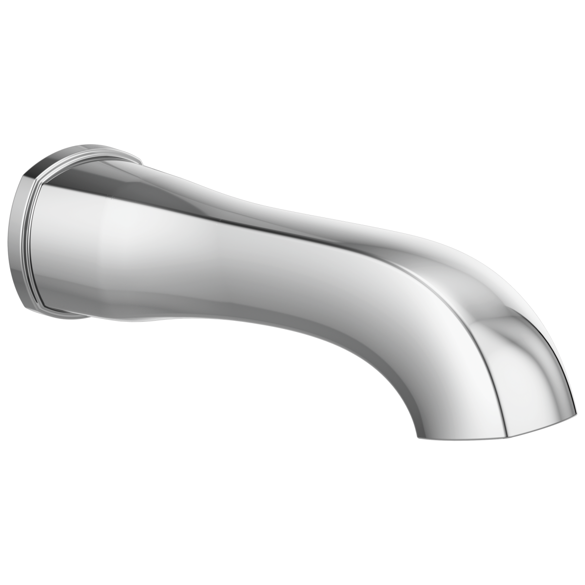 DELTA Stryke Non-Diverter Tub Spout — Lumicoat® Chrome