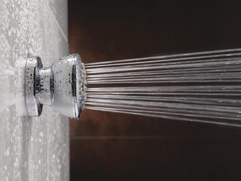 BRIZO Essential Shower Touch-Clean Round Body Spray — Chrome