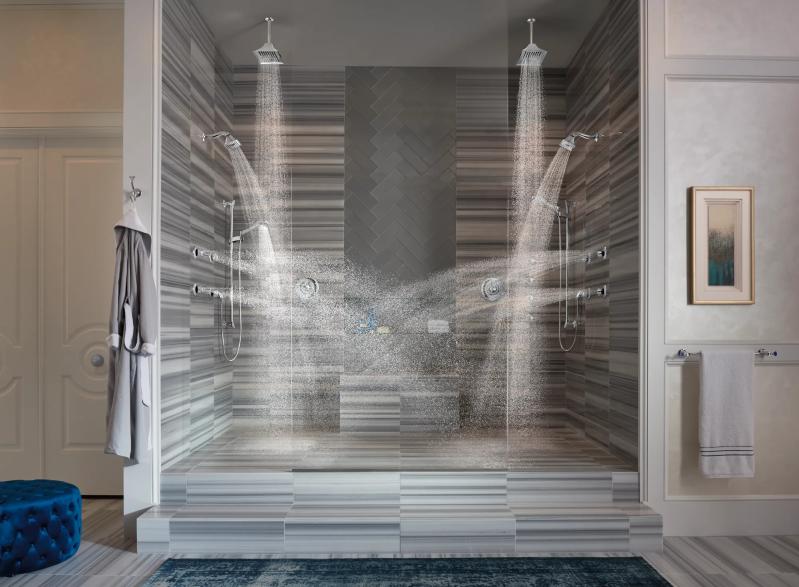 BRIZO Essential Shower Hydrachoice Max Round Body Spray Trim — Chrome