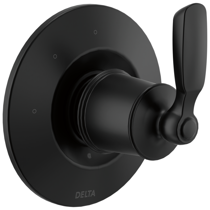 DELTA Woodhurst 3-Setting 2-Port Diverter Trim — Matte Black