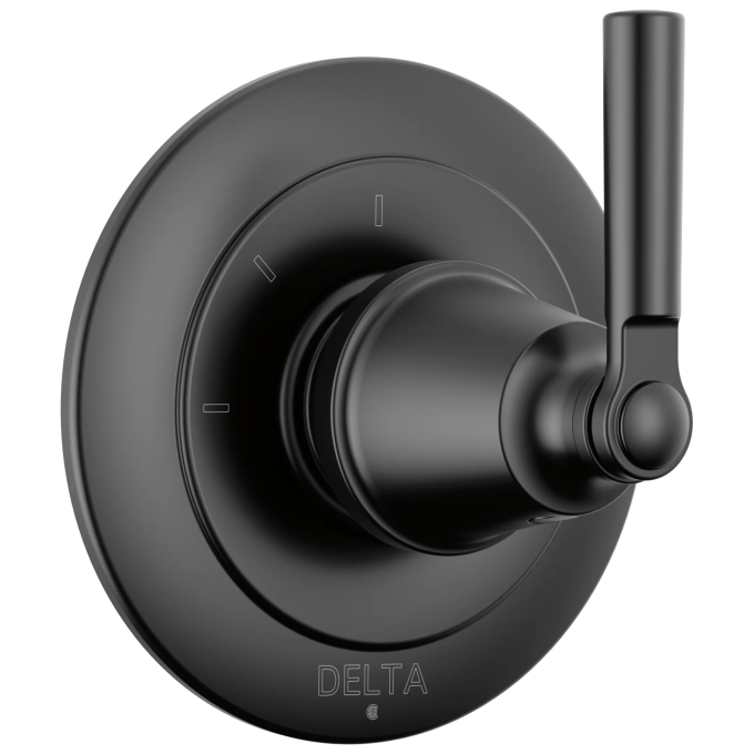 DELTA Saylor 3-Setting 2-Port Diverter Trim — Matte Black