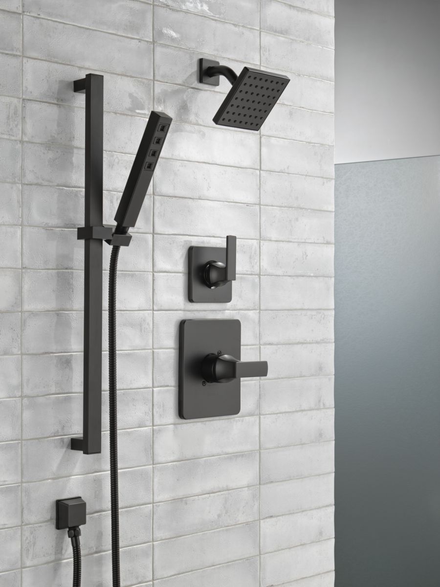 DELTA Velum Monitor 14 Series Shower Trim — Matte Black