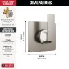 DELTA Velum 3-Setting 2-Port Diverter Trim — Stainless