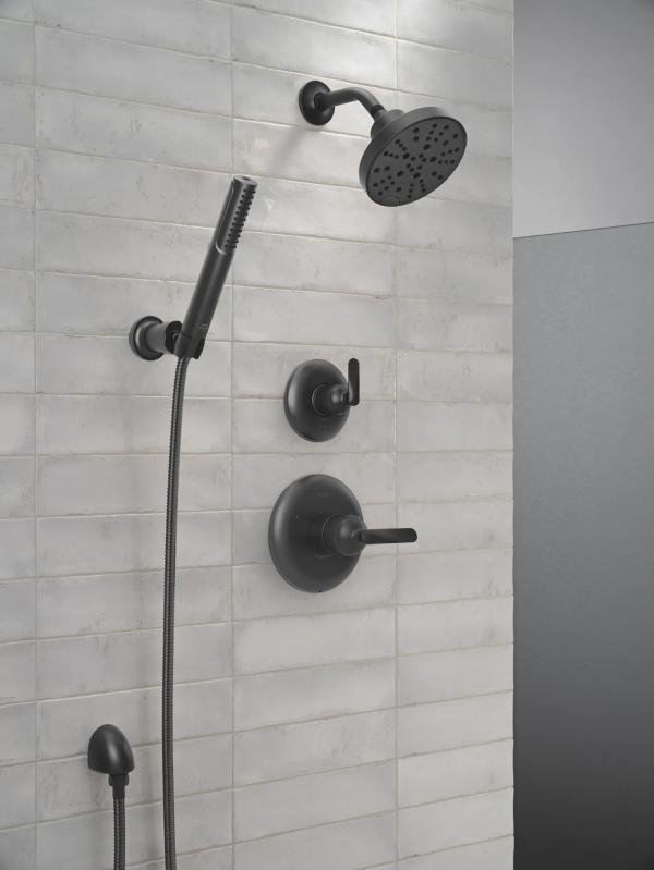 DELTA Bonacci 3-Setting Diverter Trim — Matte Black