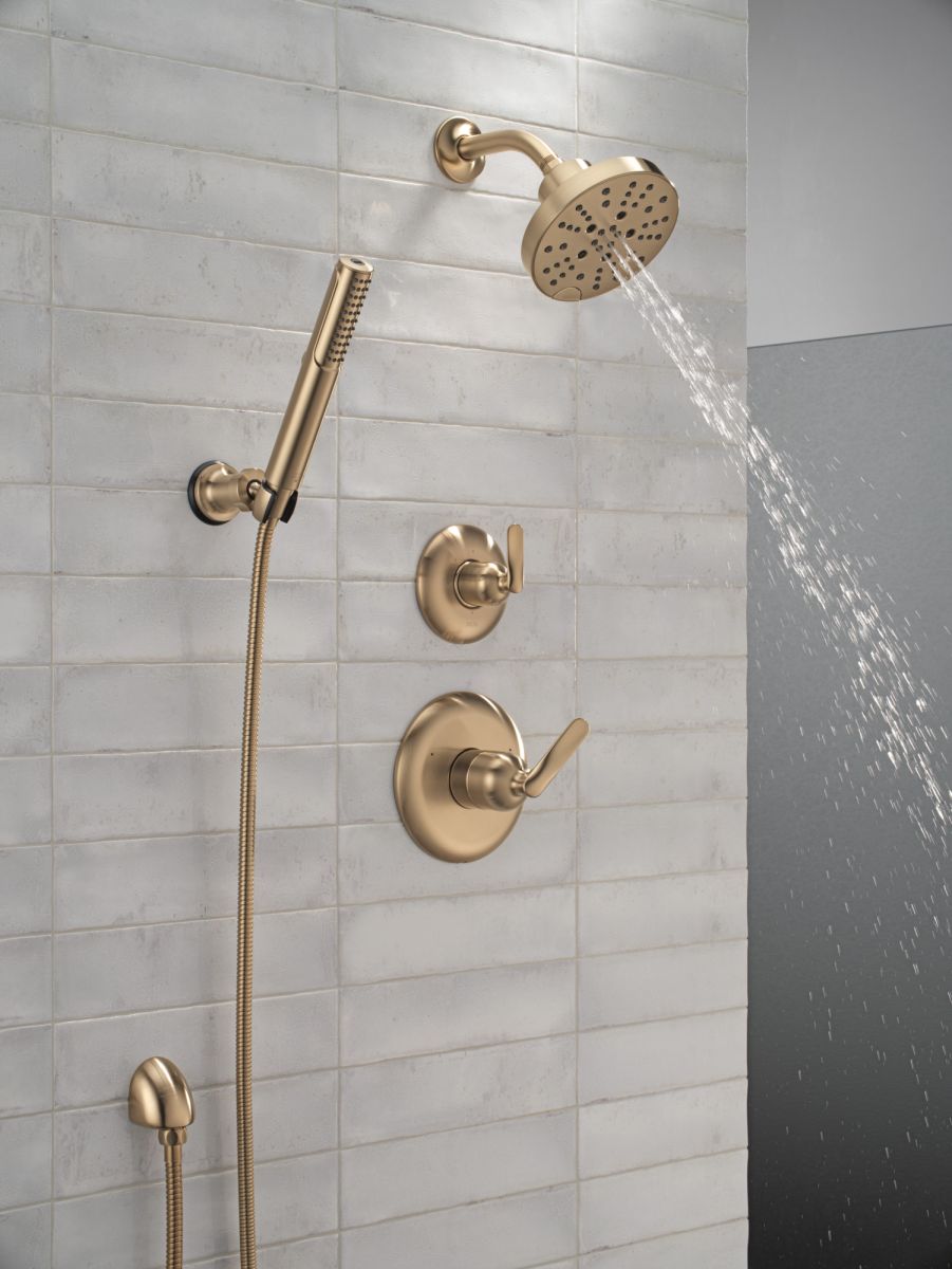 DELTA Bonacci 14 Series Shower Trim — Lumicoat® Champagne Bronze