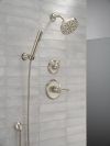 DELTA Universal Showering Components 2-Setting Hand Shower with ProClean Spray – Wall Mount — Lumicoat® Stainless