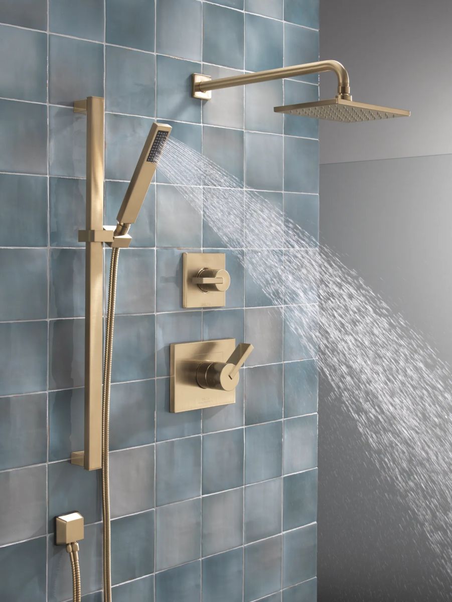 DELTA Vero 3-Setting 2-Port Diverter Trim — Champagne Bronze