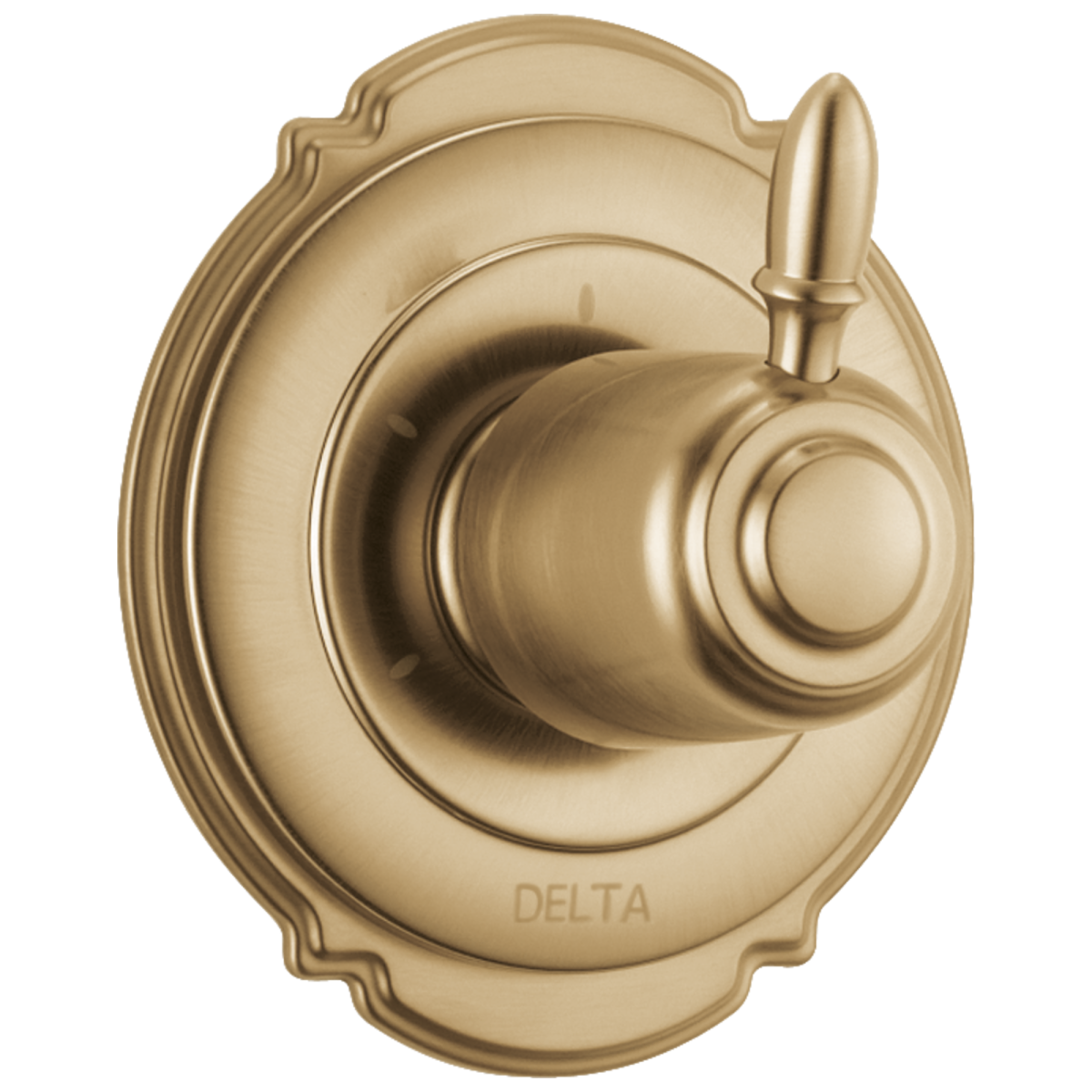 DELTA Victorian 3-Setting 2-Port Diverter Trim — Champagne Bronze