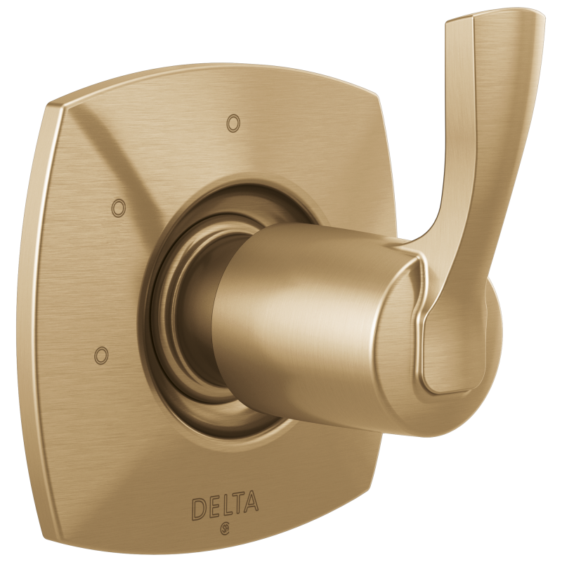 DELTA Stryke Three Function Diverter Trim — Lumicoat® Champagne Bronze