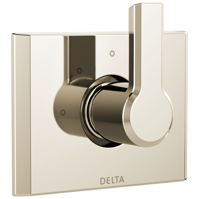 DELTA Pivotal 3-Setting 2-Port Diverter Trim — Lumicoat® Polished Nickel