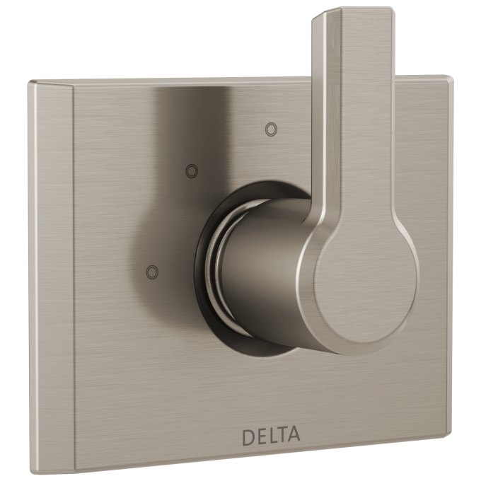 DELTA Pivotal 3-Setting 2-Port Diverter Trim — Lumicoat® Stainless