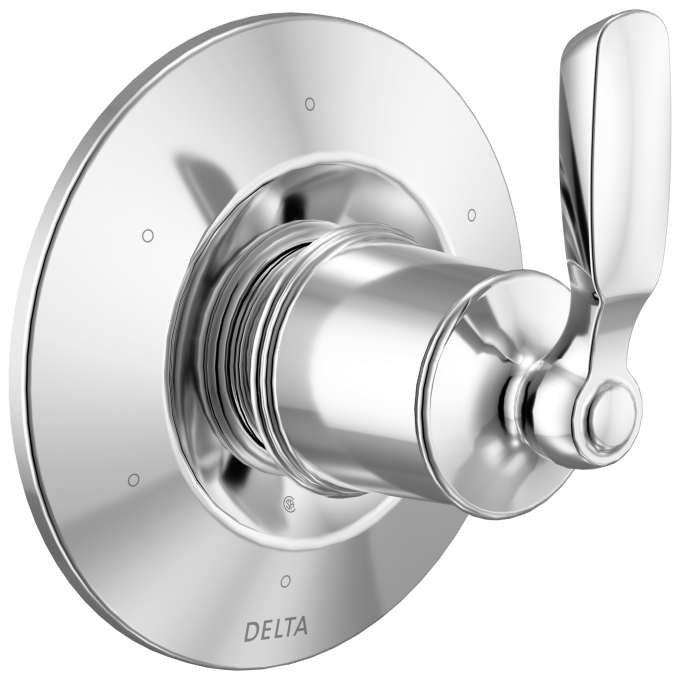 DELTA Woodhurst 6-Setting 3-Port Diverter Trim — Chrome