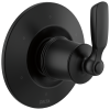 DELTA Woodhurst 6-Setting 3-Port Diverter Trim — Matte Black