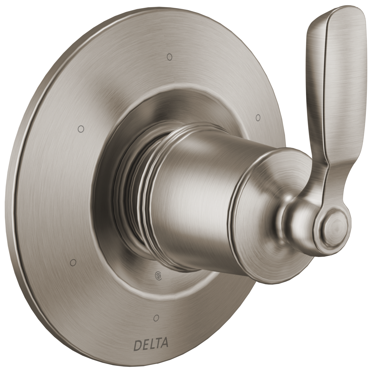 DELTA Woodhurst 6-Setting 3-Port Diverter Trim — Stainless