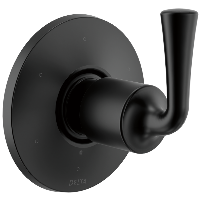 DELTA Kayra 6-Setting 3-Port Diverter Trim — Matte Black