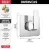 DELTA Velum 6-Setting 3-Port Diverter Trim — Chrome