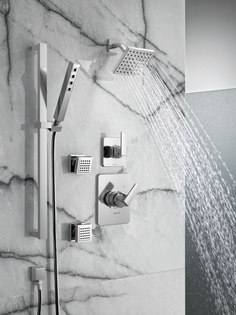 DELTA Velum Monitor 14 Series Shower Trim — Chrome