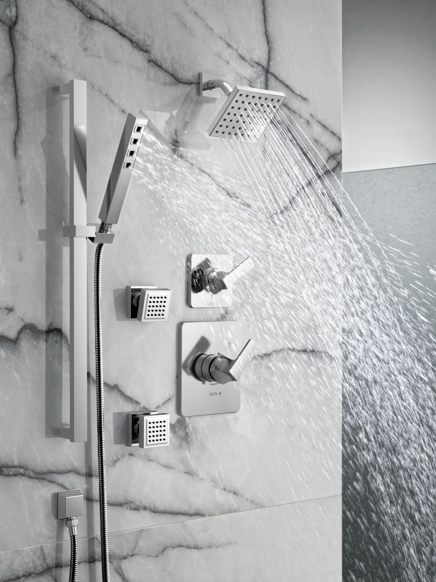DELTA Velum Monitor 14 Series Shower Trim — Chrome